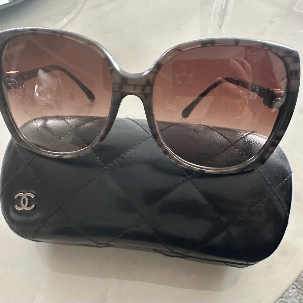 Chanel sunglasses with case